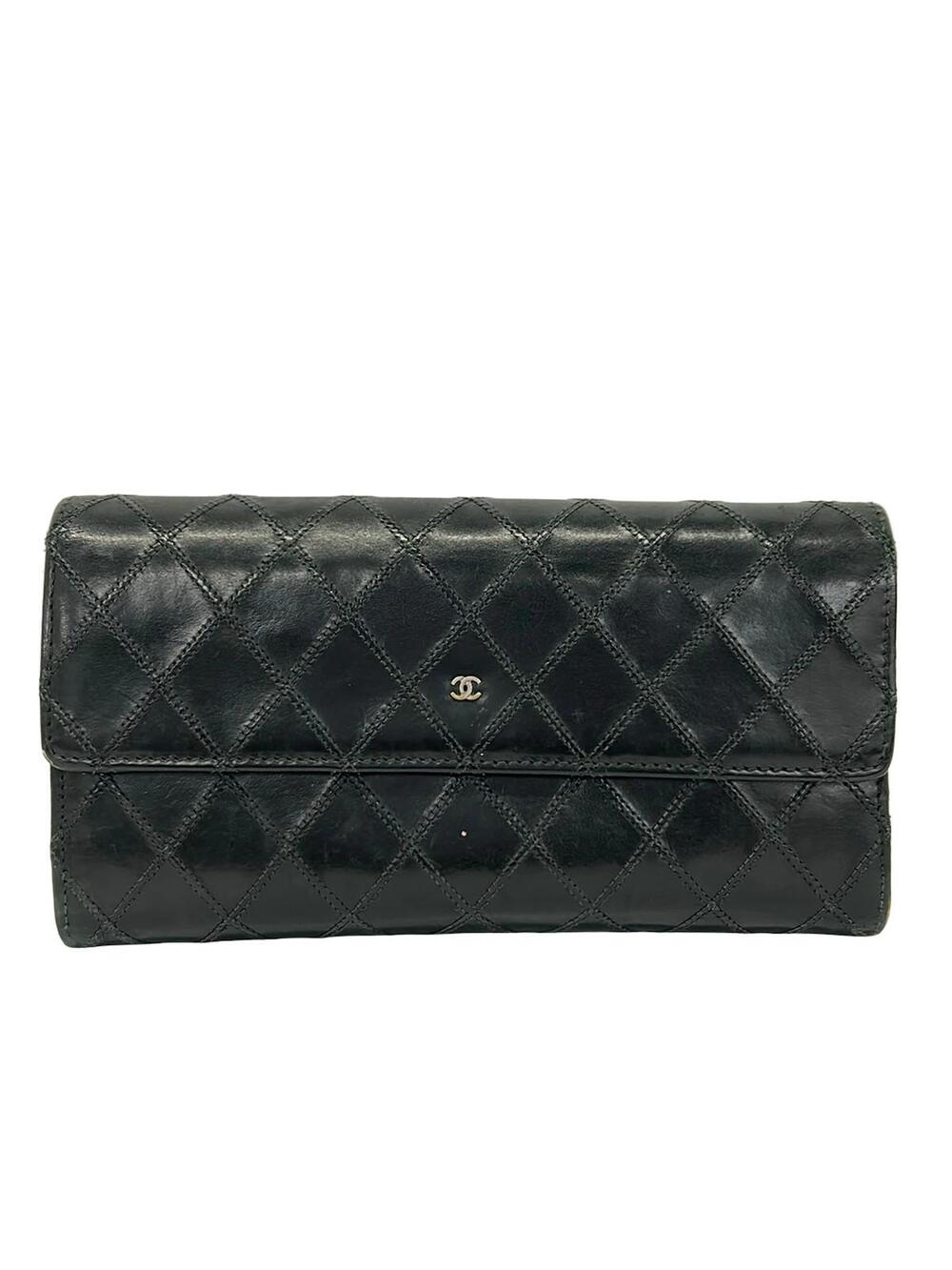 Chanel Bicolore Black Lambskin Long #363446C55B